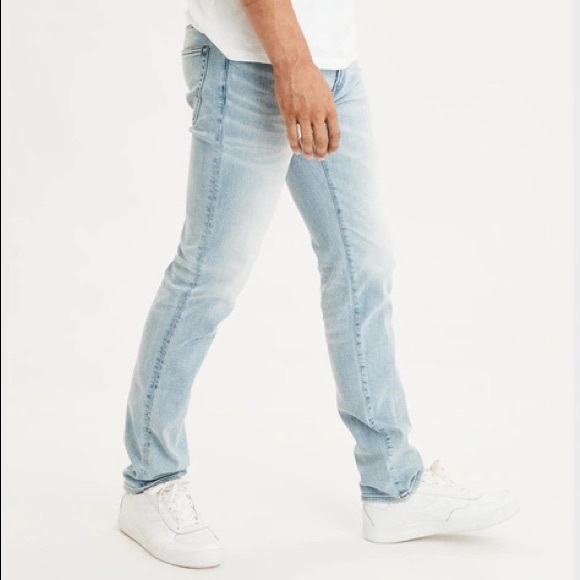 American Eagle Flex Original Straight Leg Jeans Size 32x34 Men’s - Picture 6 of 10